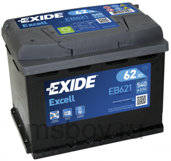 EXIDE EXCELL-62a/h-EB621 R -L