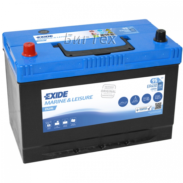 EXIDE - DUAL-95 ER 450 L